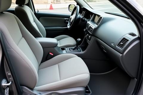 Spotless car interior after cleaning, looking fresh and neat